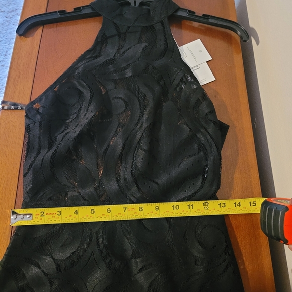 NWT Missguided High Neck Lace Midi Dress - Picture 6 of 7